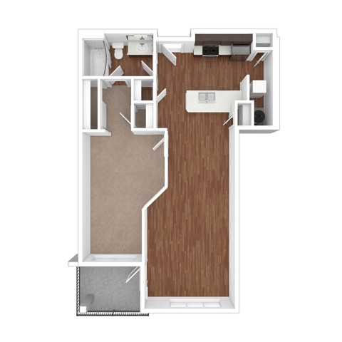 One Bedroom One Bath | Apartments in Lacey WA | Toscana Apartment Homes