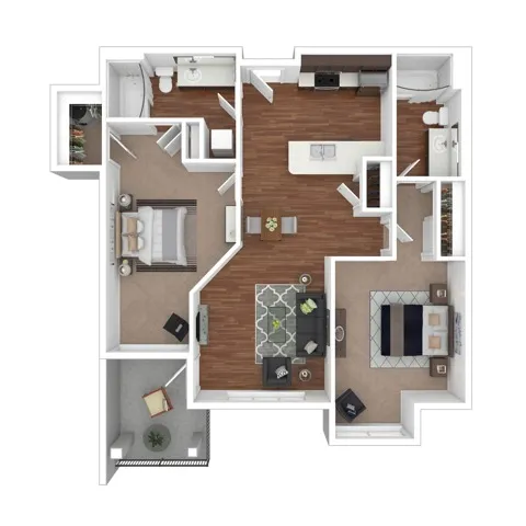 Two Bedroom Two Bath | Apartments in Lacey WA | Toscana Apartment Homes