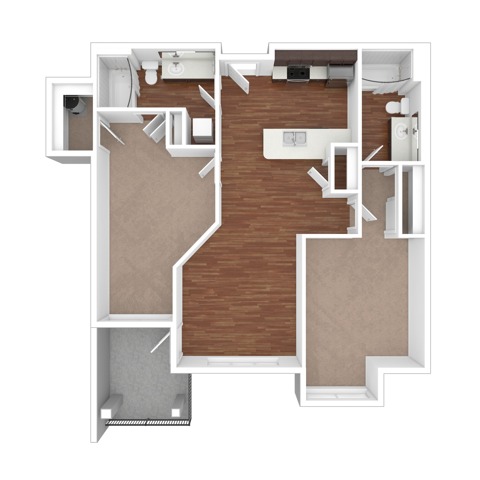 Two Bedroom Two Bath | Apartments in Lacey WA | Toscana Apartment Homes