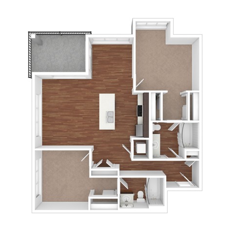 Two Bedroom Two Bath | Apartments in Lacey WA | Toscana Apartment Homes