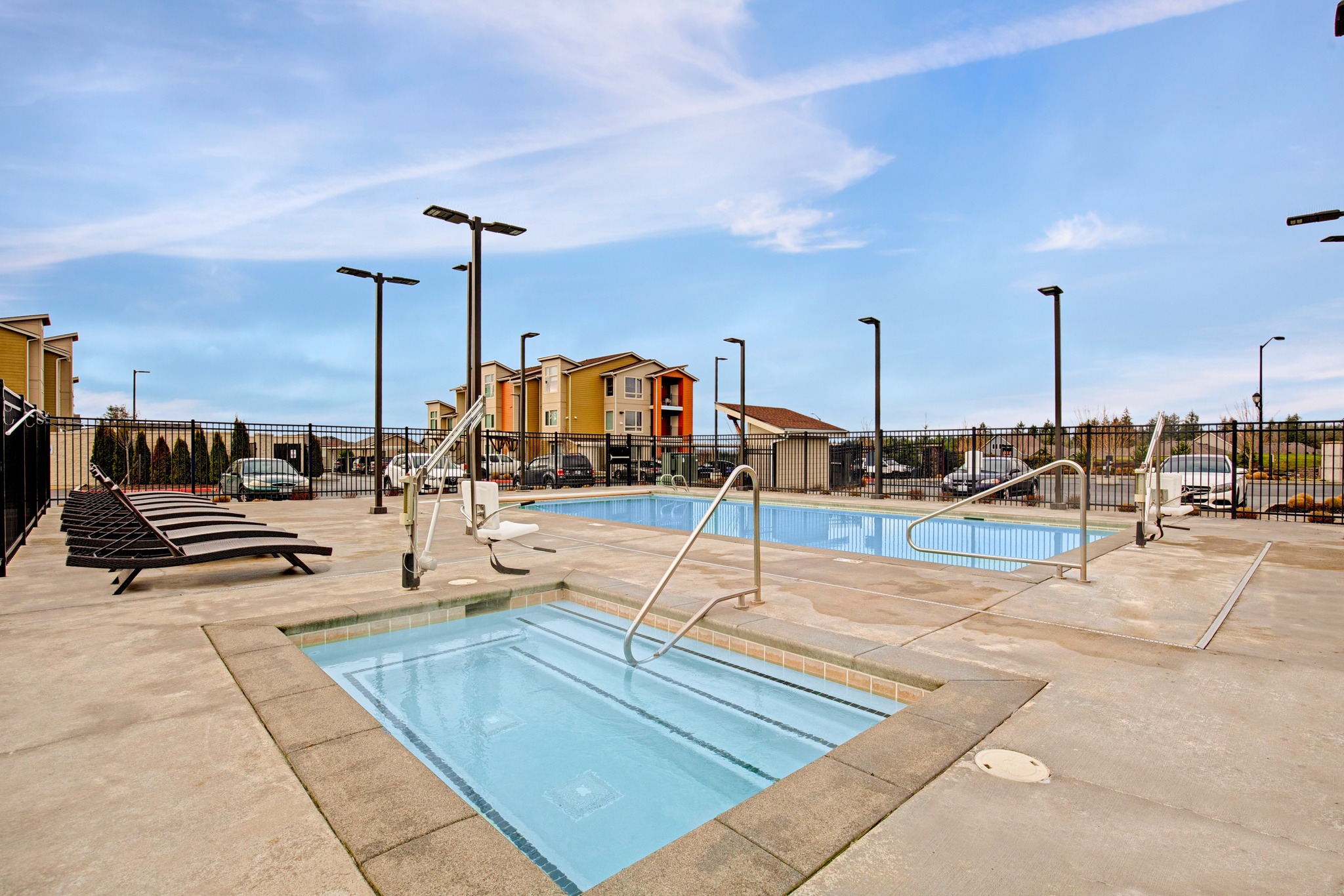 Spa and Pool Area | Apartments in Lacey WA | Toscana Apartments