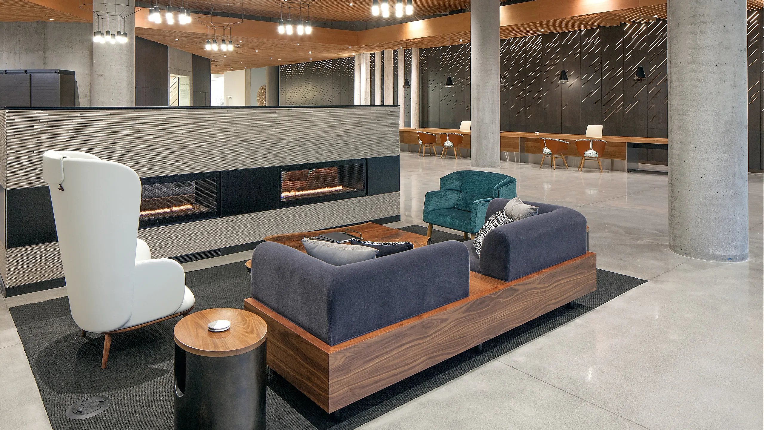 NV Lobby Fireplace