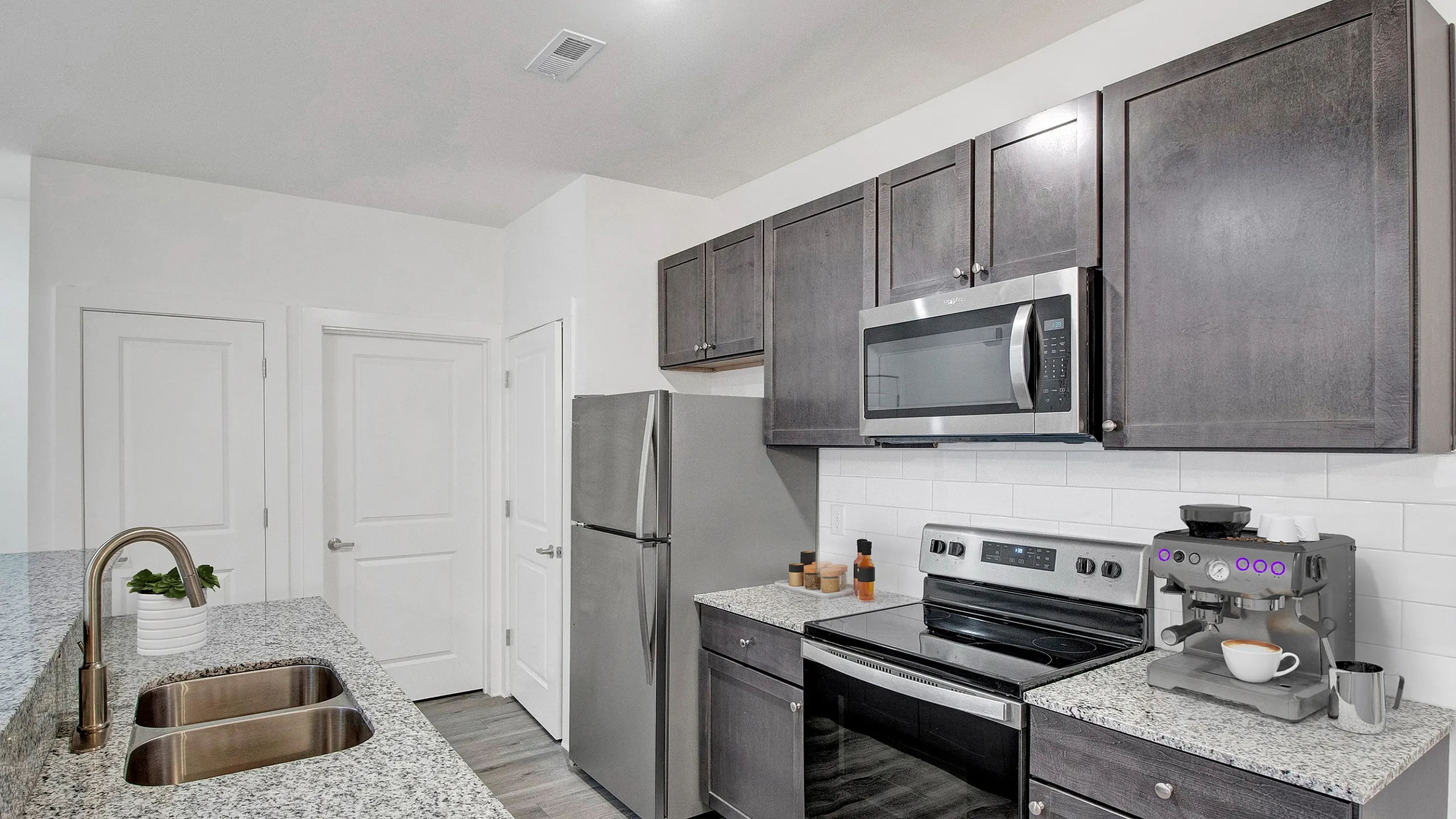 Contemporary Kitchen | Merchants Walk Apartments