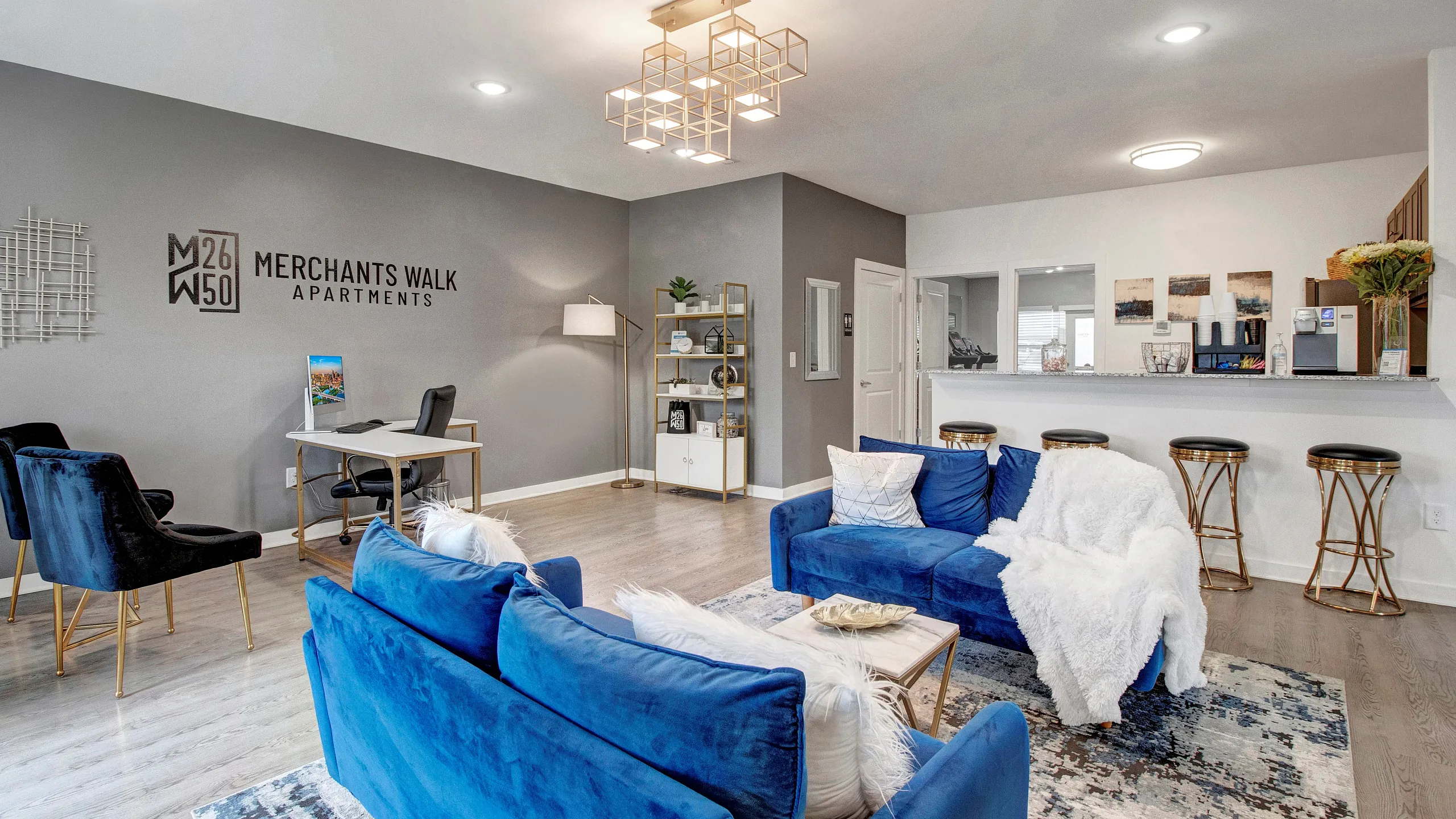 Community Lounge | Merchants Walk Apartments