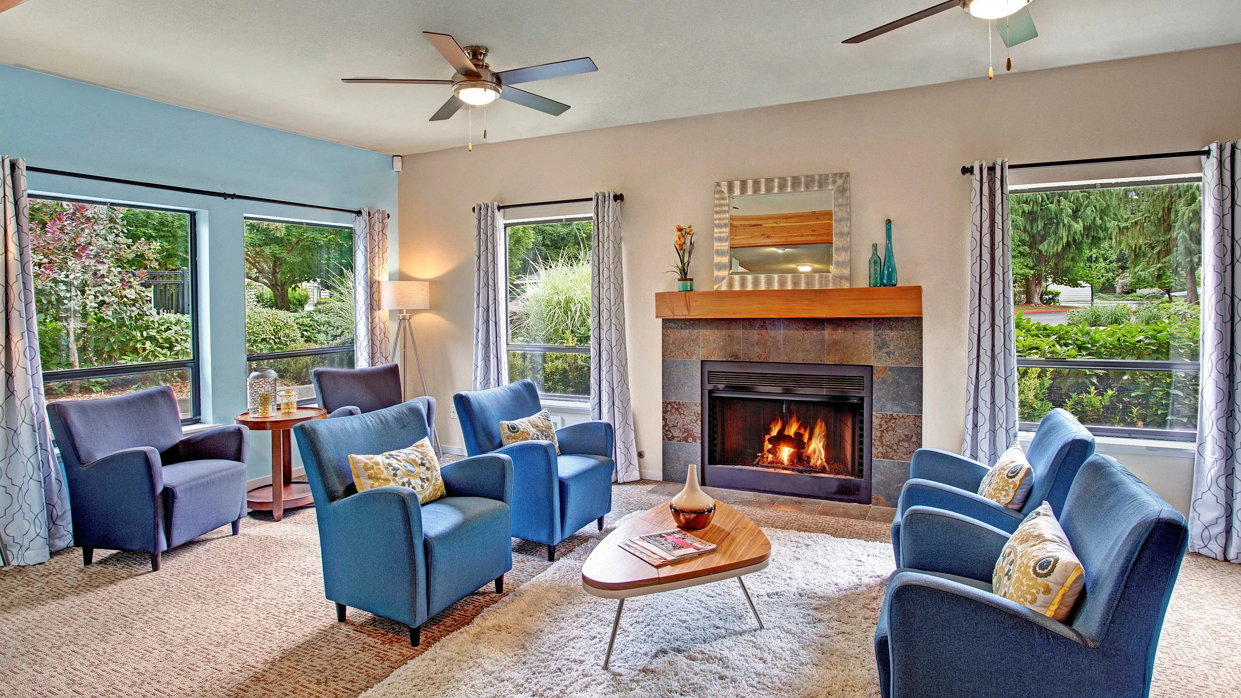 Community Lounge | Gilman Square Apartments