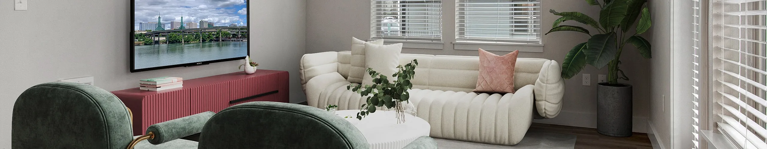 Living room | River Ridge Apartments