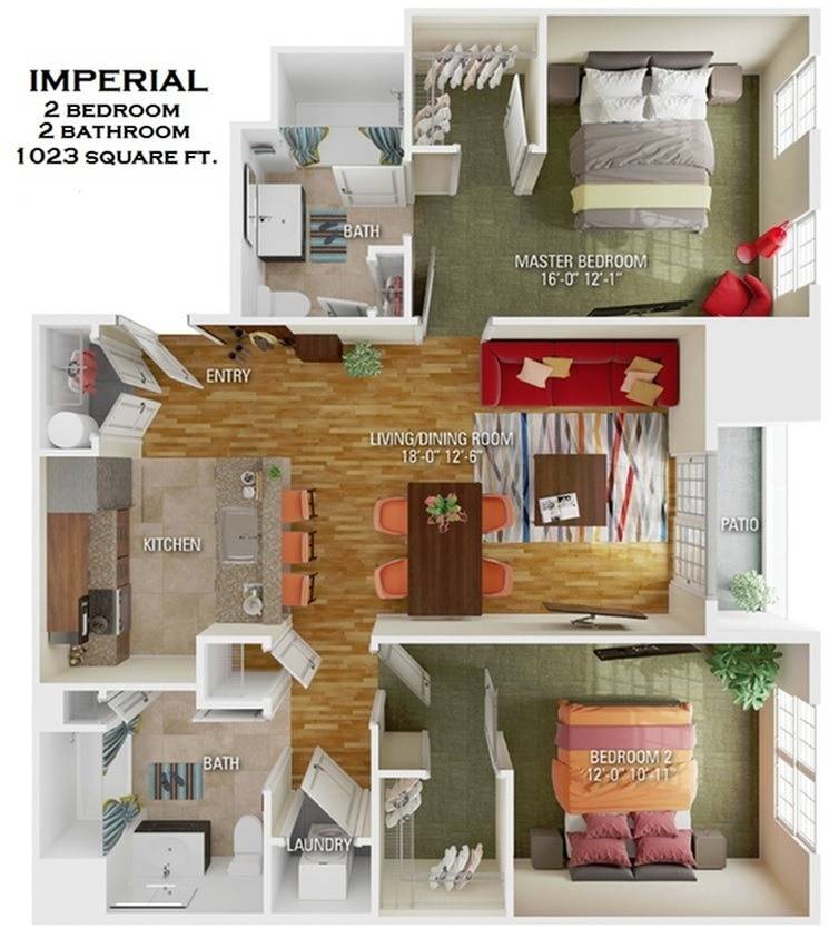 Imperial floorplan