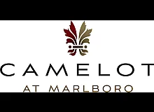 Elegant Camelot at Marlboro logo featuring a stylized crest design in warm tones.
