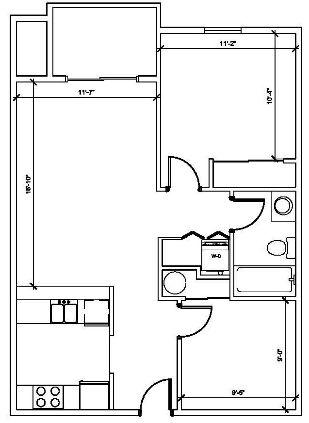 1 Bedroom plus Den with washer and dryer | 1 Bed Apartment | Pine Ridge ...