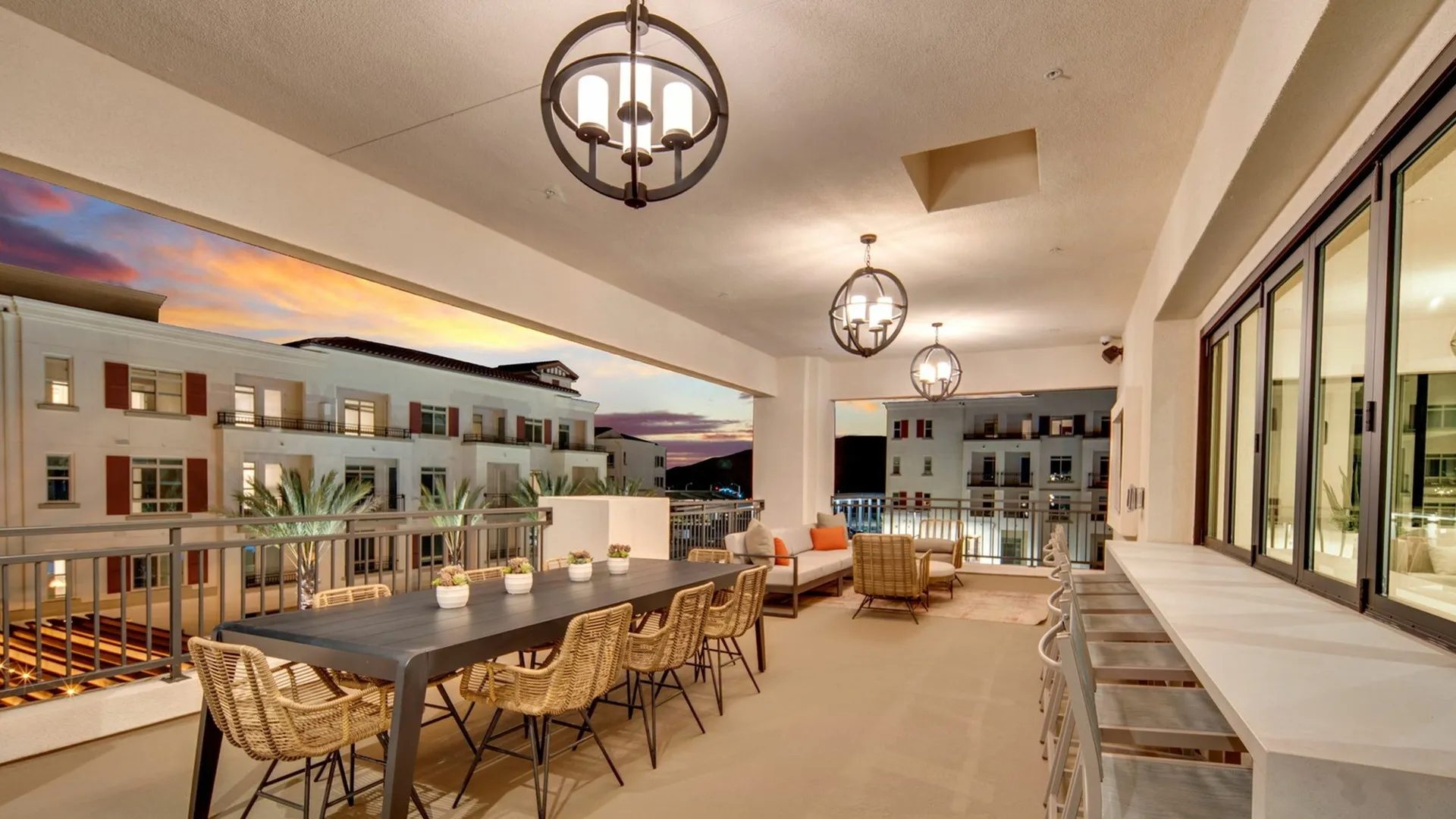 Second floor community dining