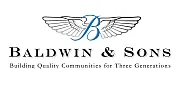 Elegant Baldwin & Sons logo featuring a sophisticated winged design, symbolizing excellence in community building for three generations.