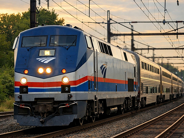 Dover Transportation Center Amtrak Downeaster station near Winchester Arms apartments in Dover, NH
