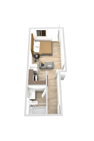 Explore Studio, 1 Bath