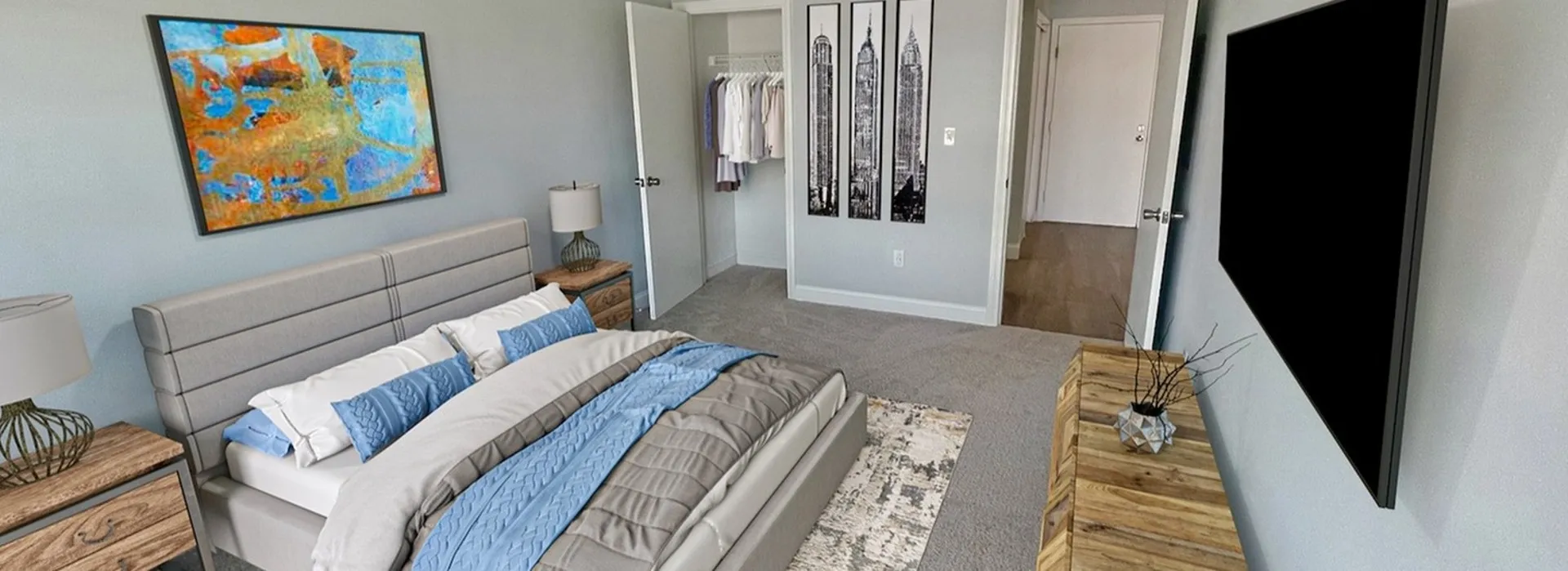 Stagged Bedroom
