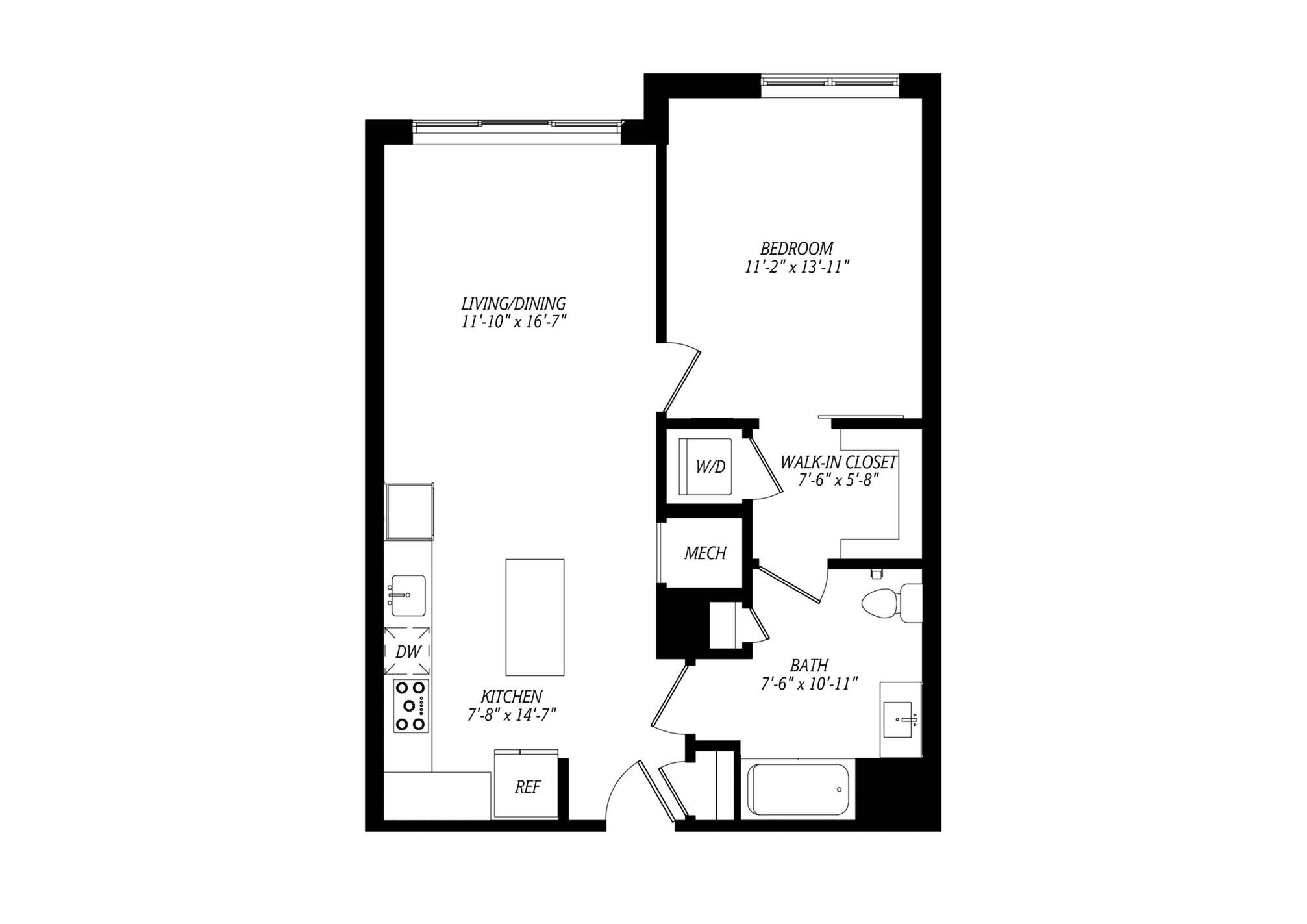 A04b2a 1 Bed Apartment Parkway Apartments closed