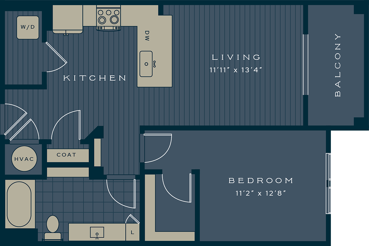 The Terrapin 1 Bed Apartment Ridley at Waterset