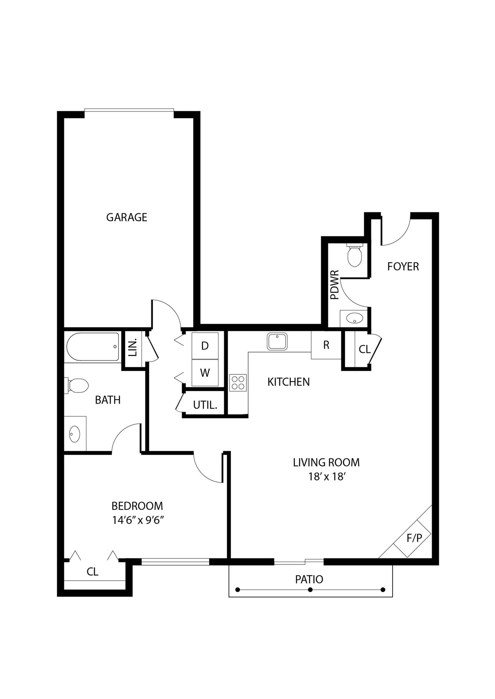 a1a 1 Bed Apartment Kinwood Apartments