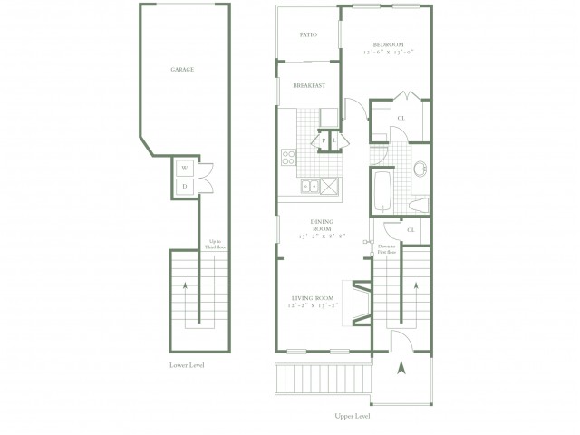 One Bedroom/One Bath - 894sf