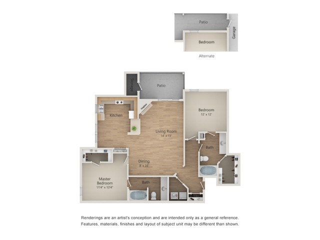 B3 2 Bed Apartment The Park on Brodie Lane