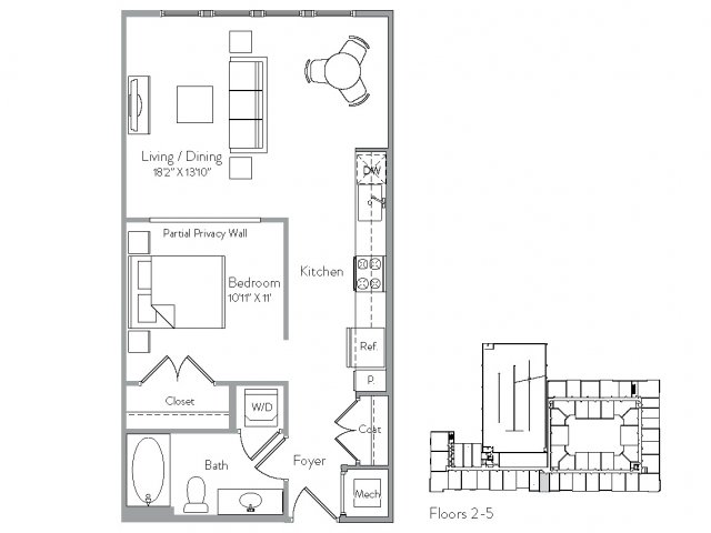 Floorplan 1 | Monument Village at College Park