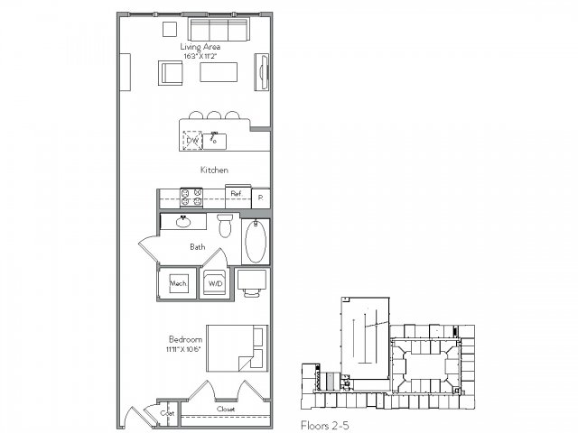 Floorplan 5 | Monument Village at College Park