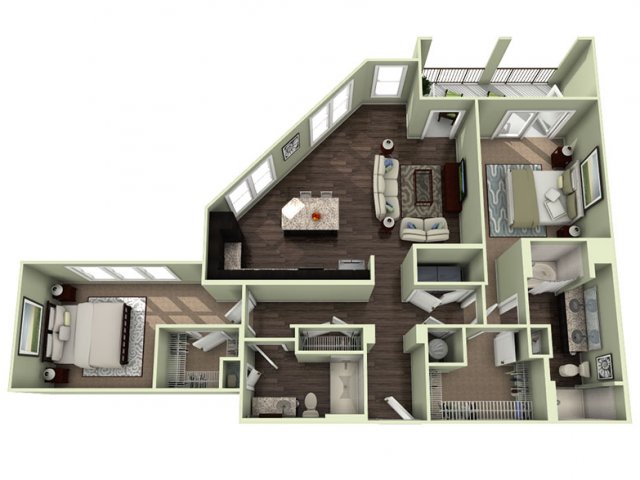 Floor Plan 17 | LaVie SouthPark