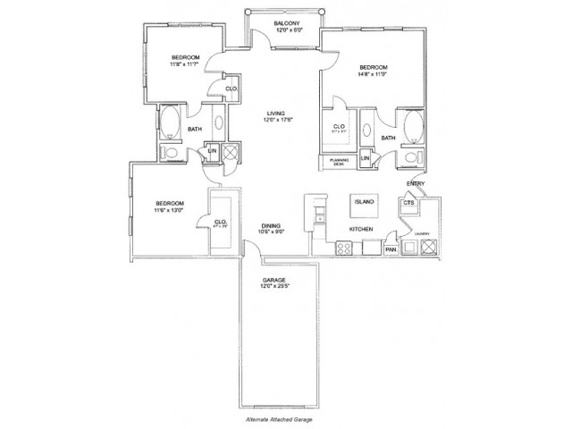 Three Bedroom Apartments in Northlake | Apartments in Northlake | Apartments in Northlake GA | Providence of Northlake