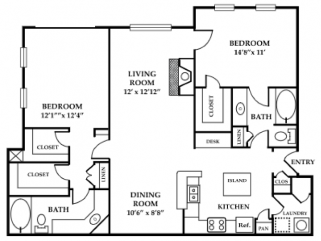Two Bedroom Apartments | Apartments in Northlake | Apartments in Northlake GA | Northlake Apartments |