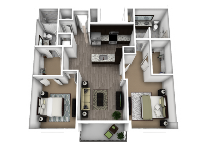 Central Station (Moved to RC) - Turnstile - 2 BR / 2 BA