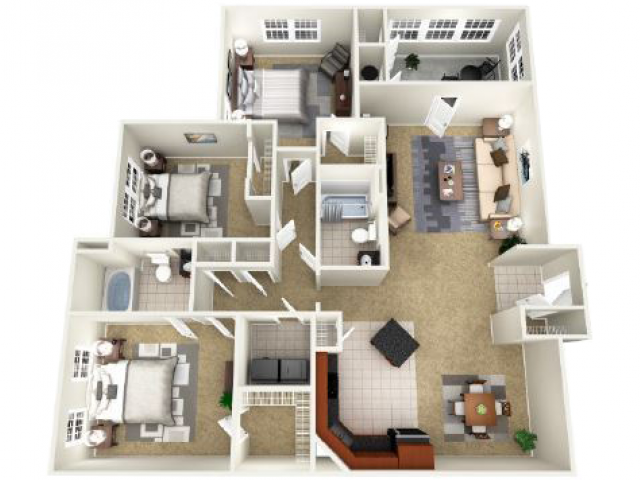 Reserve Bartram Springs (Closed) - Seoul - 3 BR / 2 BA, Patio