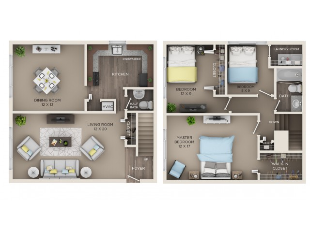Beacon Pointe Apartments (Closed) - 3BR-1.5BA