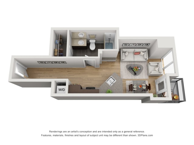 Studio Floor Plan stj