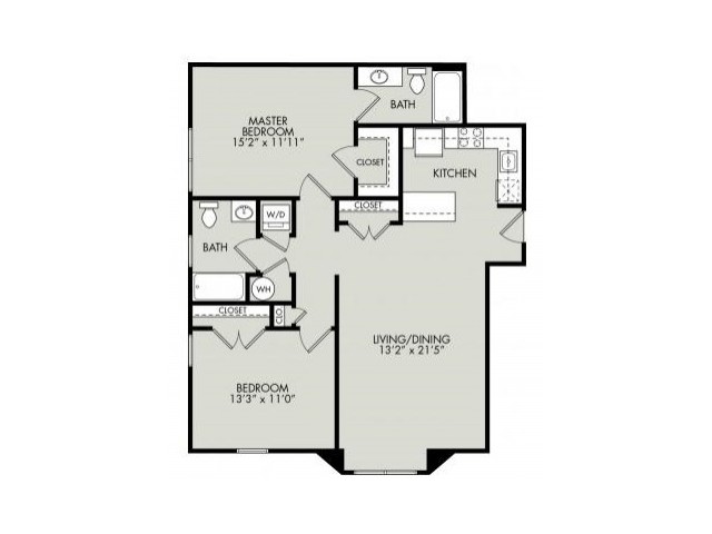 2BR/2BA