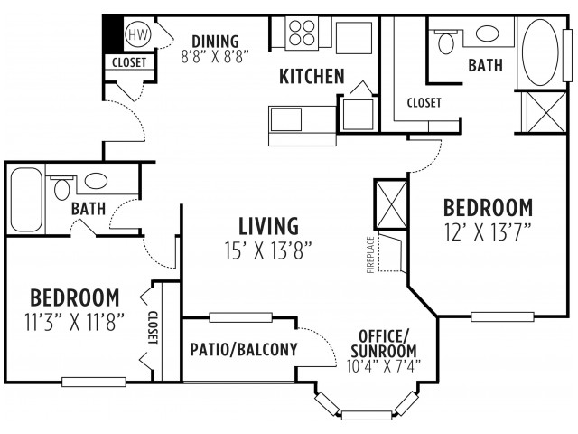 Two Bedroom Two Bath Lithia Springs GA