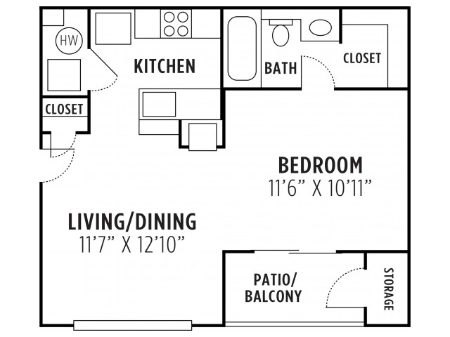 One Bedroom One Bath Apartment Lithia Springs GA