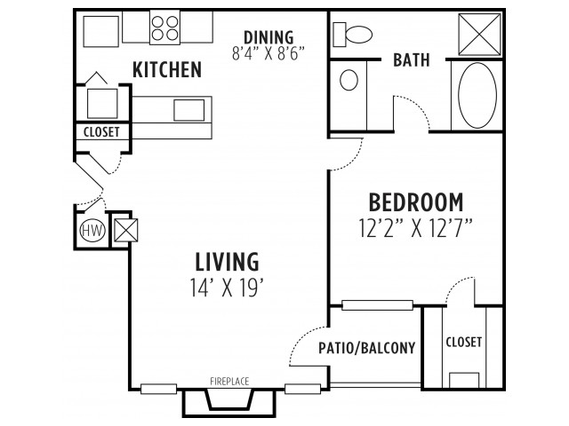 One Bedroom One Bath Apartment Lithia Springs GA