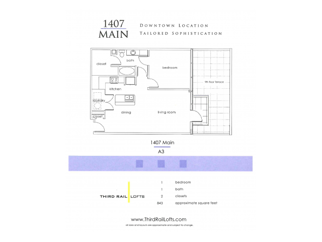 1407 Main A3 843 SF