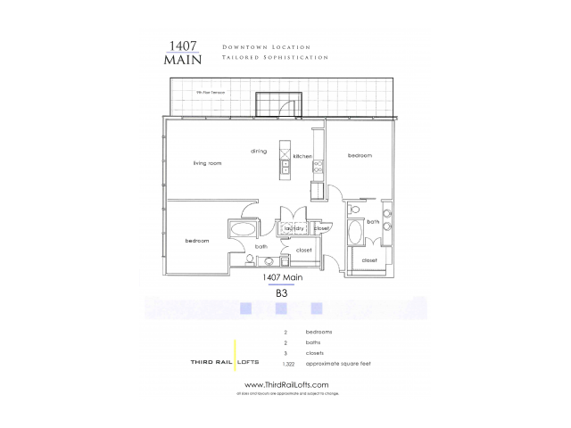 1407 Main B3 1322 SF