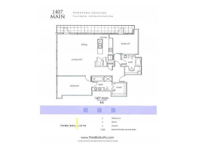 1407 Main B6 1533 SF