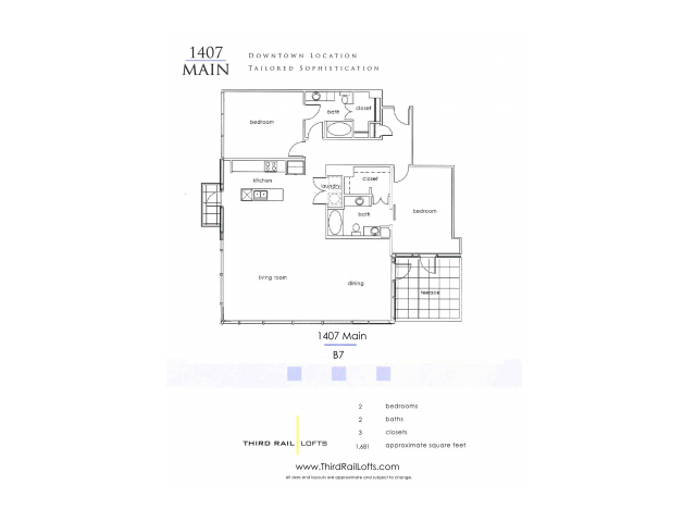 1407 Main B7 1681 SF