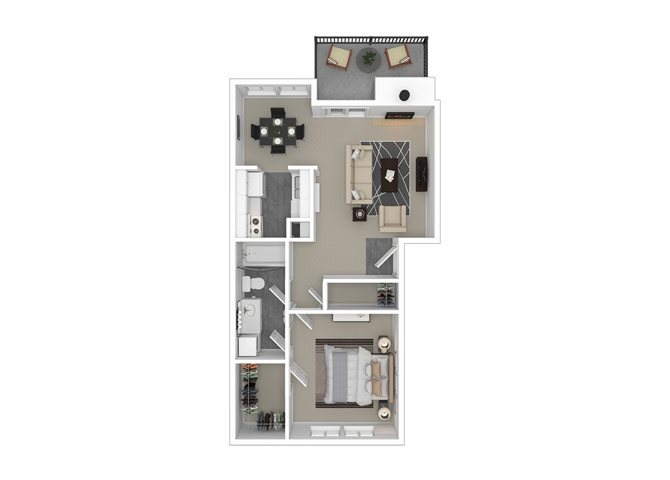 1 Bedroom 1 Bathroom