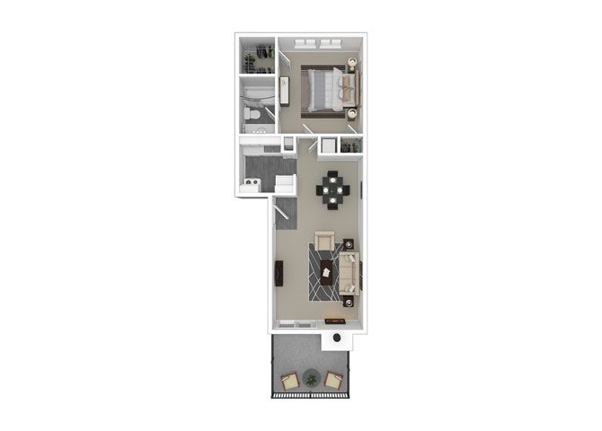1 Bedroom 1 Bathroom
