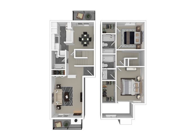 2 Bedroom 2 Bathroom