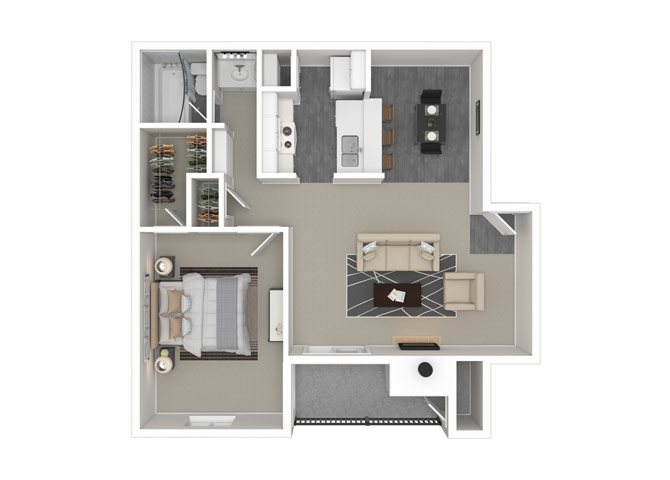 1 Bedroom 1 Bath