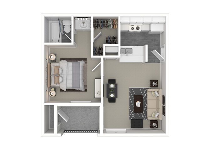 1 Bedroom 1 Bath