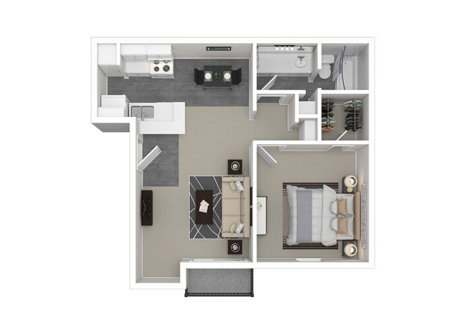 1 Bedroom 1 Bath