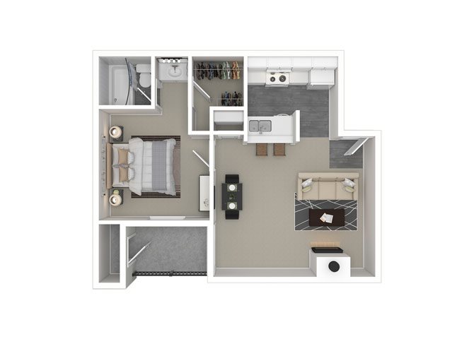 1 Bedroom 1 Bath
