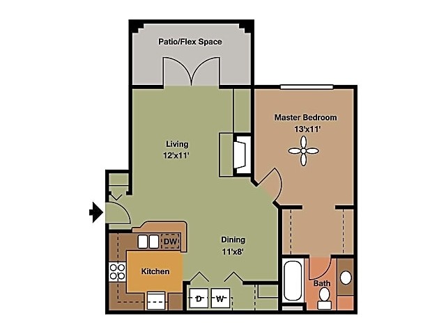Remington at Lone Tree A1A2 Floorplan