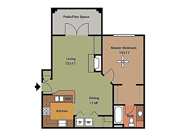 Remington at Lone Tree A2 Floorplan