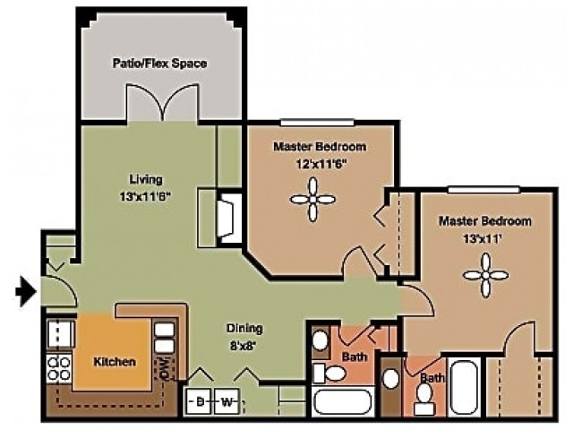 Remington at Lone Tree B2 Floorplan